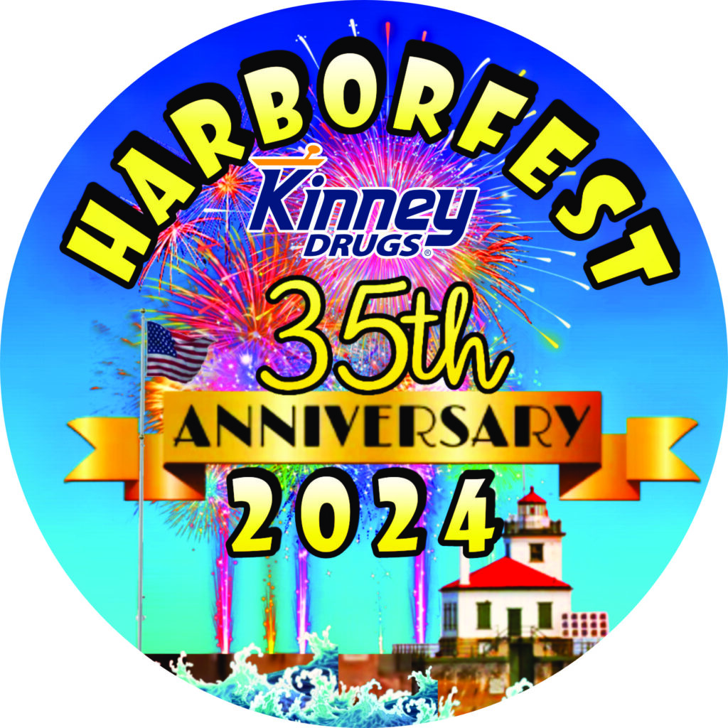 The 2024 Harborfest Trolley Shuttle Button.